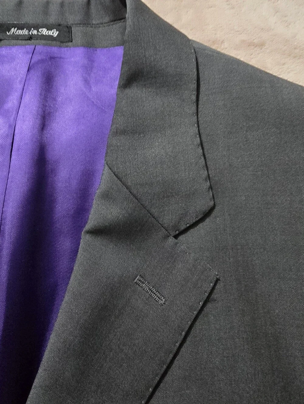 Paul Smith The Westbourne Grey Wool Mohair Blazer Ticket Pocket Size 46R